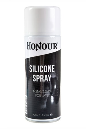Spray shinner silicone latex