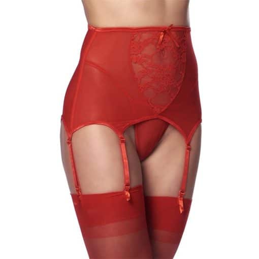wide-garter-belt-with-stocking-red