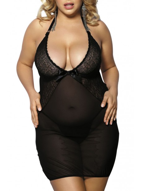 Nuisette sexy grande taille Amysa