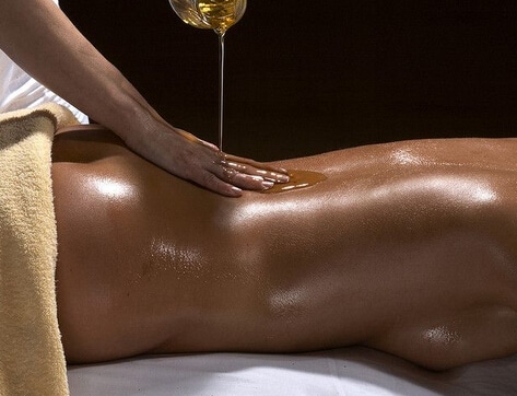 massage avec bougie