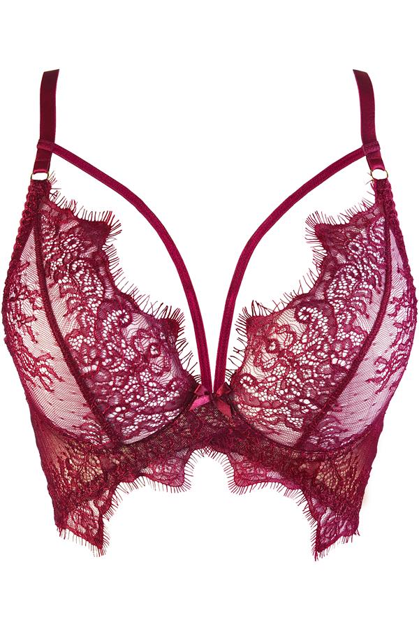 Semi corset bordeaux 1