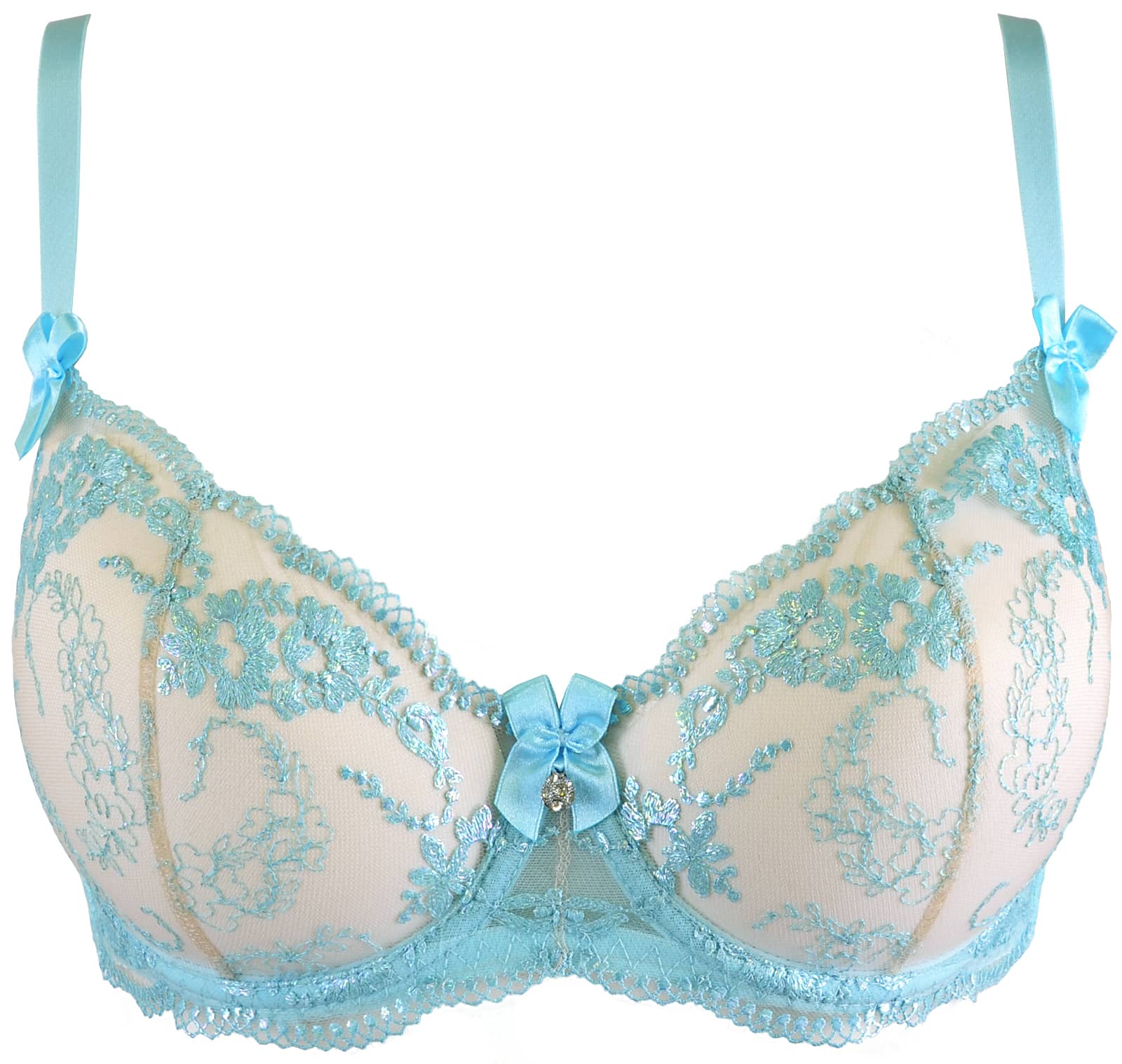 Soutien gorge bleu V-10131 3